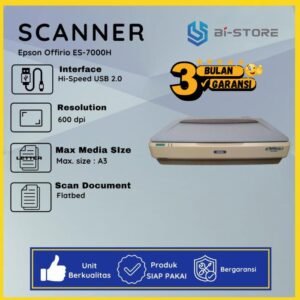 Scanner Epson Offirio ES-7000H berkecepatan tinggi mendukung ukuran A3 dengan hasil tajam dan presisi
