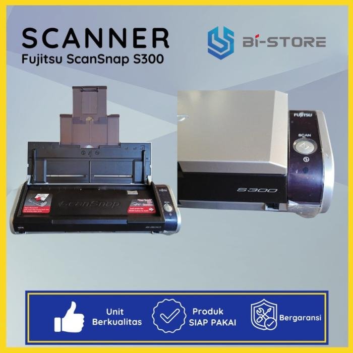 Fujitsu ScanSnap S300 – Portable Duplex Scanner Kompak untuk Dokumen F4