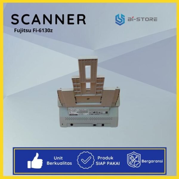 Scanner Fujitsu Fi-6130Z mendukung ukuran F4 Legal dengan kecepatan hingga 40 ppm
