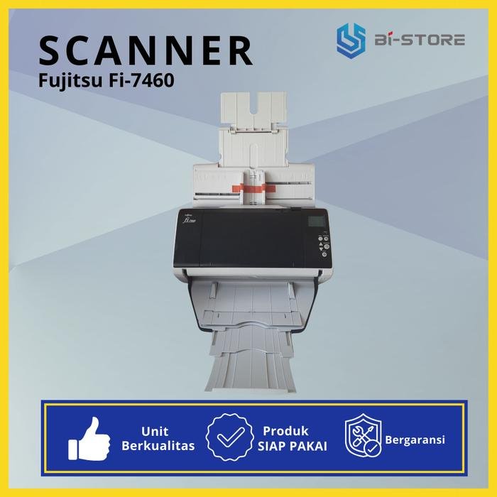 Scanner A3 Fujitsu Fi-7460 berkecepatan tinggi dengan fitur duplex otomatis
