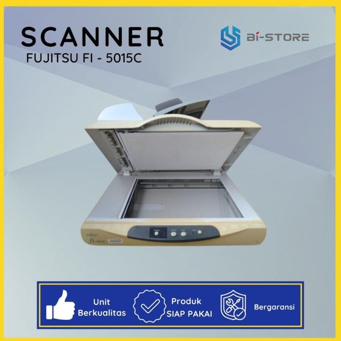 Scanner Fujitsu Fi-5015C dengan tray modifikasi F4 siap pakai dan support Windows 10