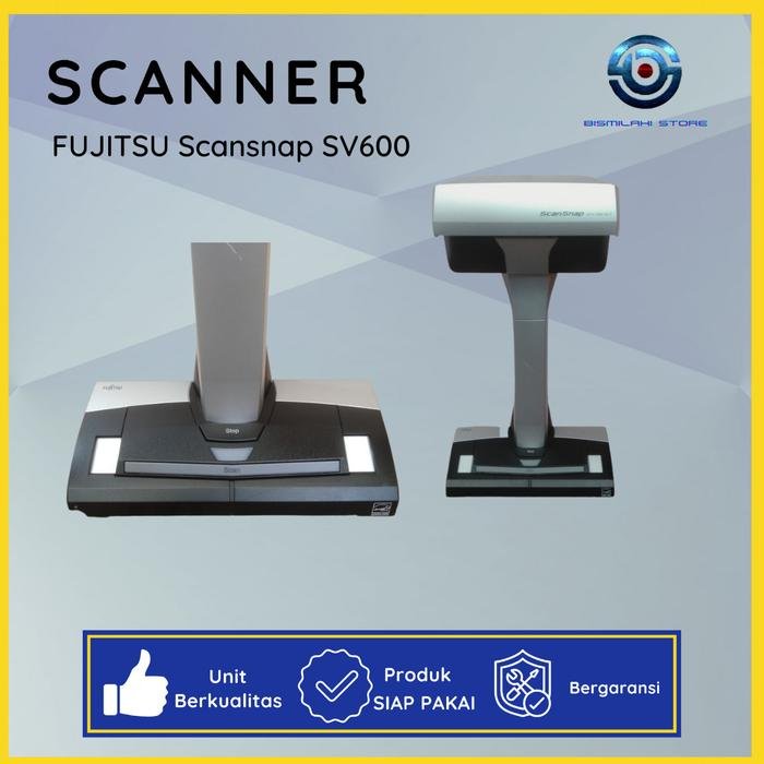 Scanner A3 Fujitsu ScanSnap SV600 untuk buku dan dokumen besar