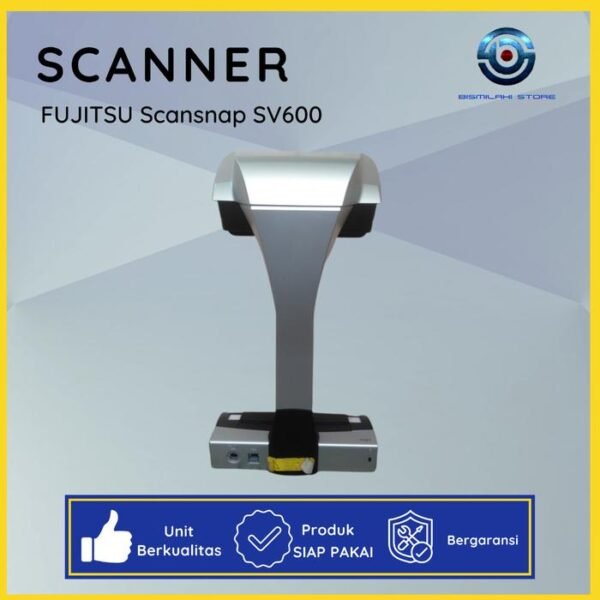 Scanner A3 Fujitsu ScanSnap SV600 untuk buku dan dokumen besar