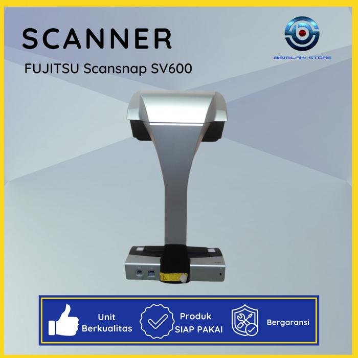 Scanner A3 Fujitsu ScanSnap SV600 untuk buku dan dokumen besar
