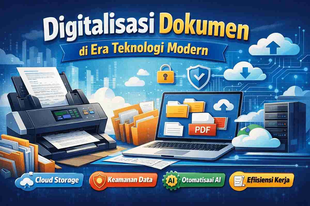 Digitalisasi Dokumen di Era Teknologi Modern: Peran Scanner Dokumen di Tengah Tren Digital