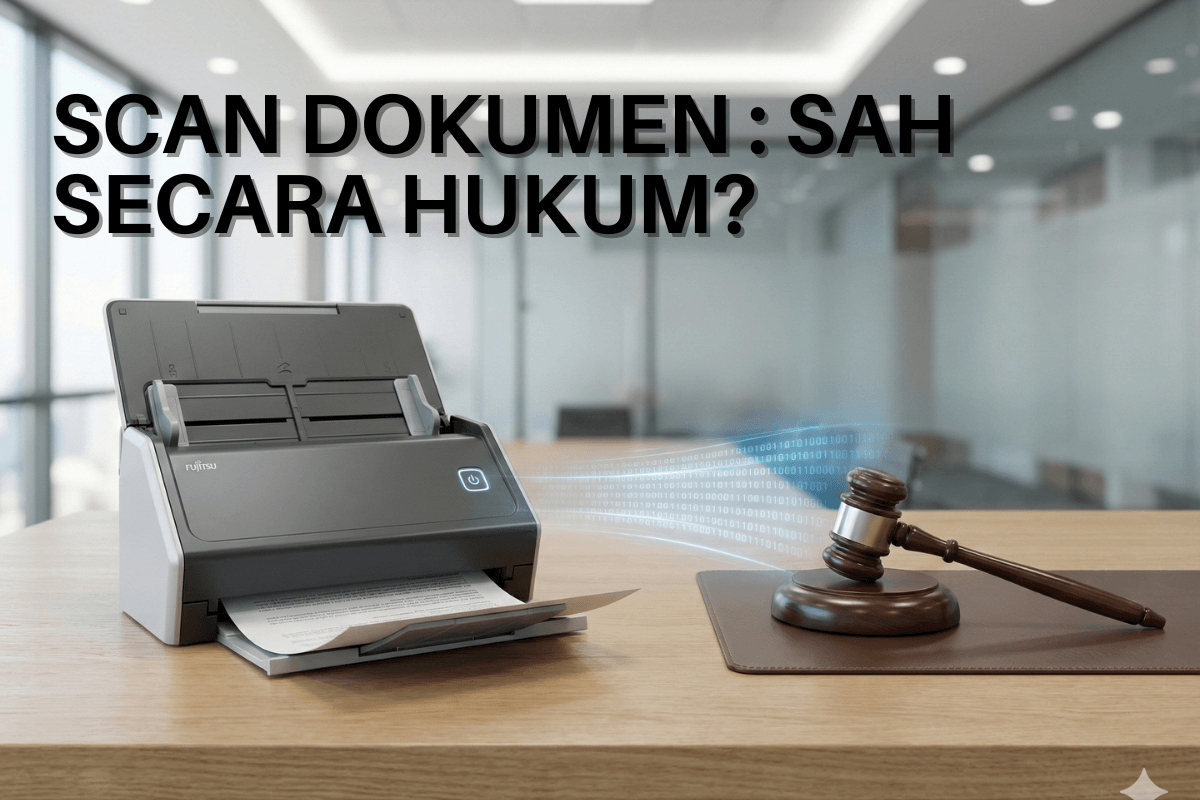 Mitos vs Fakta: Apakah Dokumen Hasil Scan Diakui Secara Hukum di Indonesia? (Panduan UU ITE)