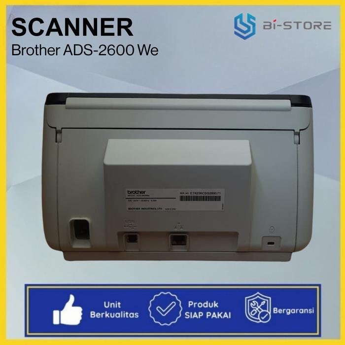 Brother ADS-2600We Scanner Folio F4 - WiFi Network & Touchscreen - Gambar 5