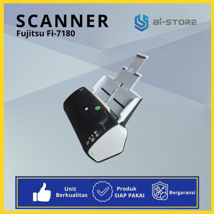 Fujitsu fi-7180 High Speed Document Scanner A4 - Kecepatan Enterprise 80 PPM - Gambar 2