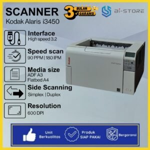 Scanner A3 Kodak i3450 High Speed 90 PPM