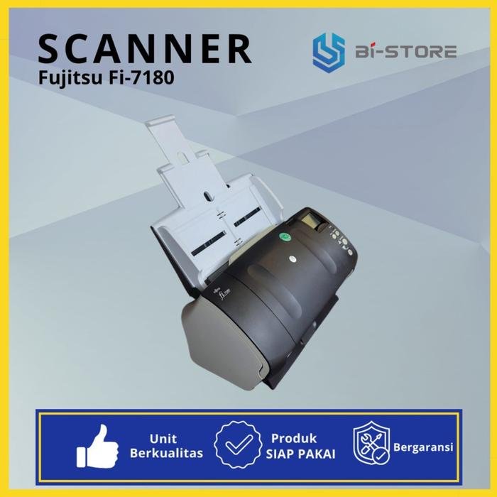 Fujitsu fi-7180 High Speed Document Scanner A4 - Kecepatan Enterprise 80 PPM - Gambar 3