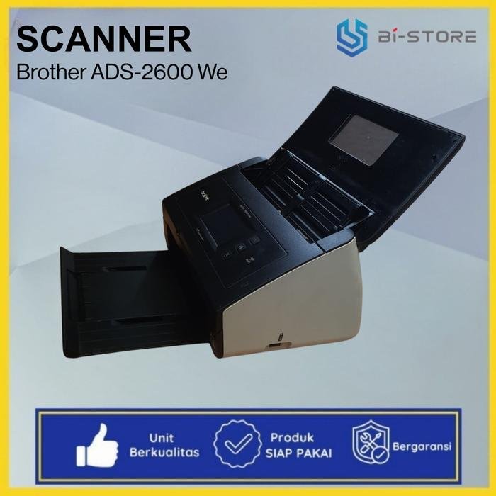 Brother ADS-2600We Scanner Folio F4 - WiFi Network & Touchscreen - Gambar 4