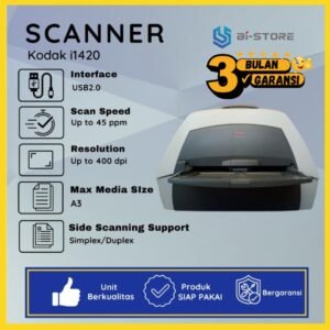 Jual Scanner Kodak i1420 A3 &ndash; Kecepatan 60 ppm Siap Pakai