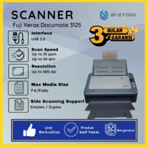 Scanner Folio F4 Xerox DocuMate 3125