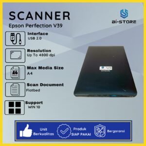 Jual Scanner Epson Perfection V39 &ndash; Scanner Flatbed A4 Siap Pakai
