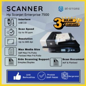Scanner Flatbed & ADF HP ScanJet Enterprise 7500 &ndash; Solusi Legal/F4