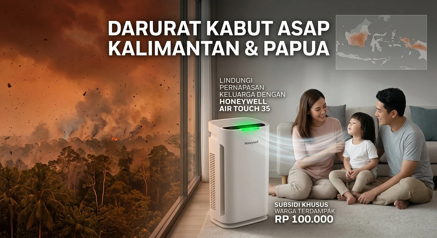 Solusi Kabut Asap: Honeywell Air Touch 35 | Dunia Scanner