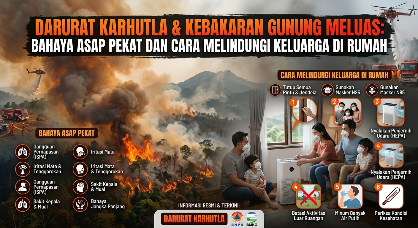 Darurat Asap Karhutla: Bahaya & Solusi Air Purifier Rumah