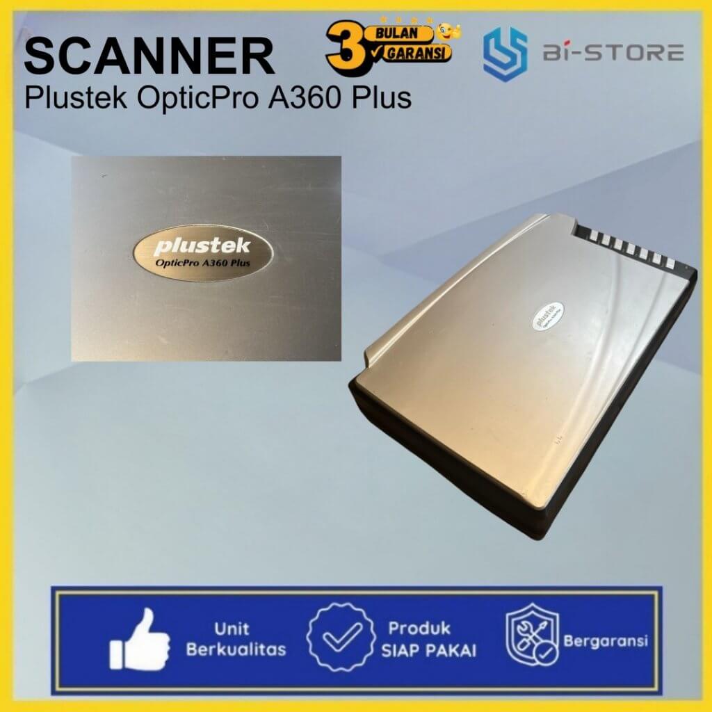 Jual Scanner Plustek OpticPro A360 Plus – Scanner A3 Flatbed