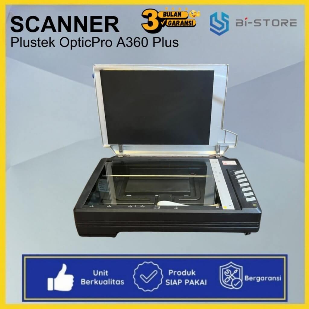 Jual Scanner Plustek OpticPro A360 Plus – Scanner A3 Flatbed