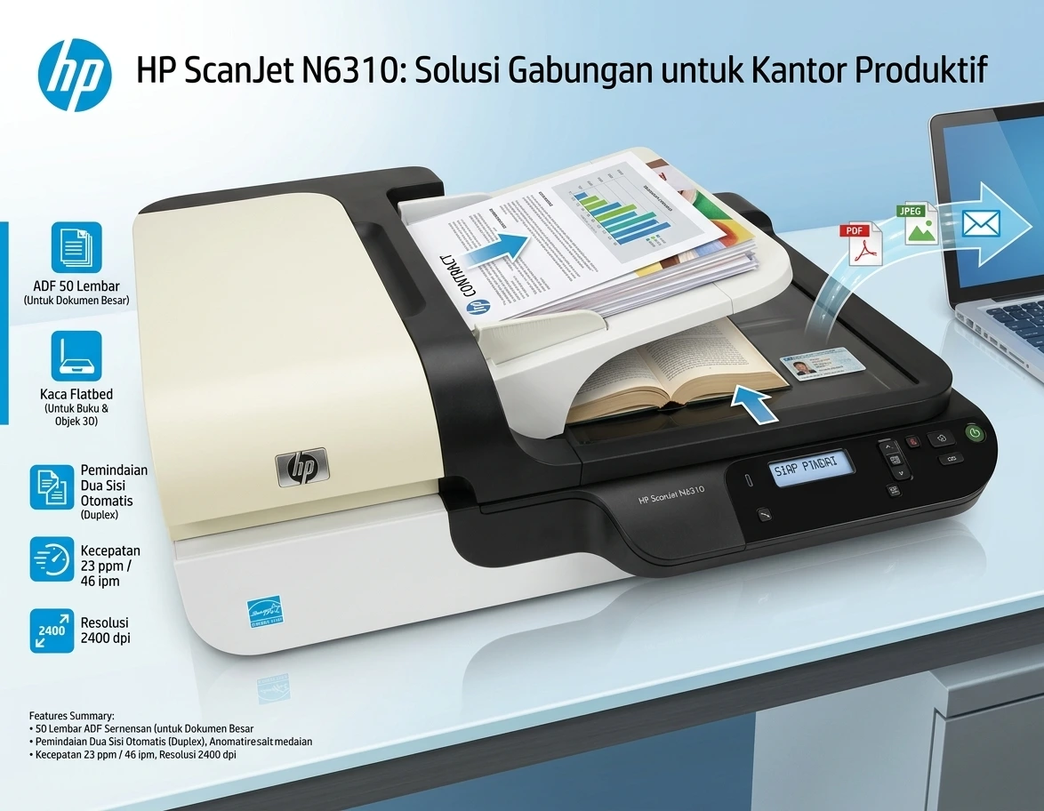 scanner HP SCANJET N6310