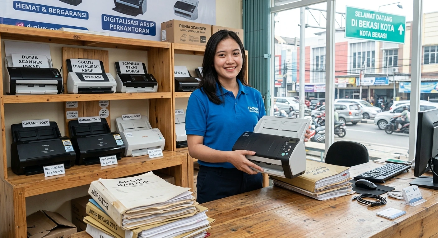 Toko Scanner Dokumen Murah di Bekasi: Pilihan Tepat untuk Digitalisasi Arsip