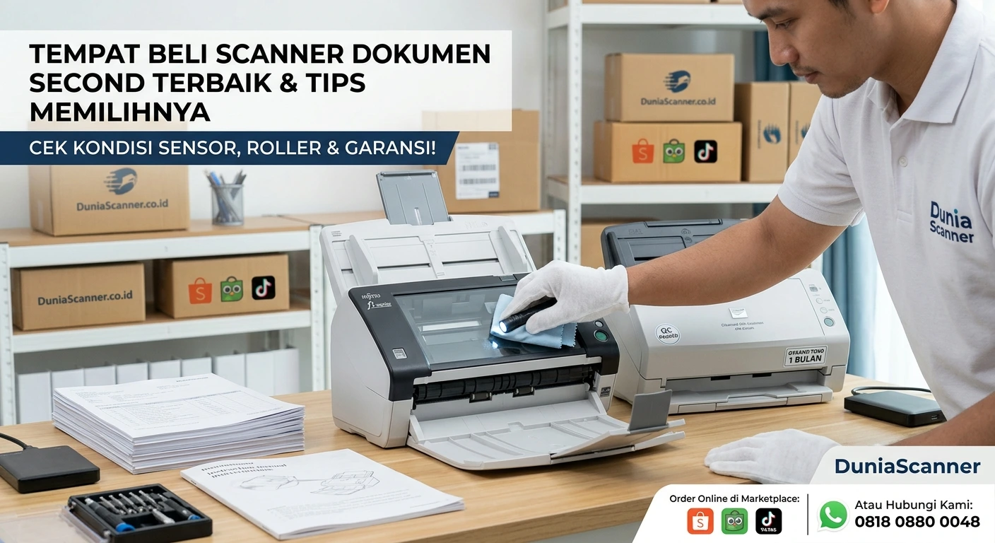 Tempat Beli Scanner Dokumen Second Terbaik & Tips Memilihnya
