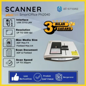 Jual Scanner Plustek SmartOffice PN2040 LAN